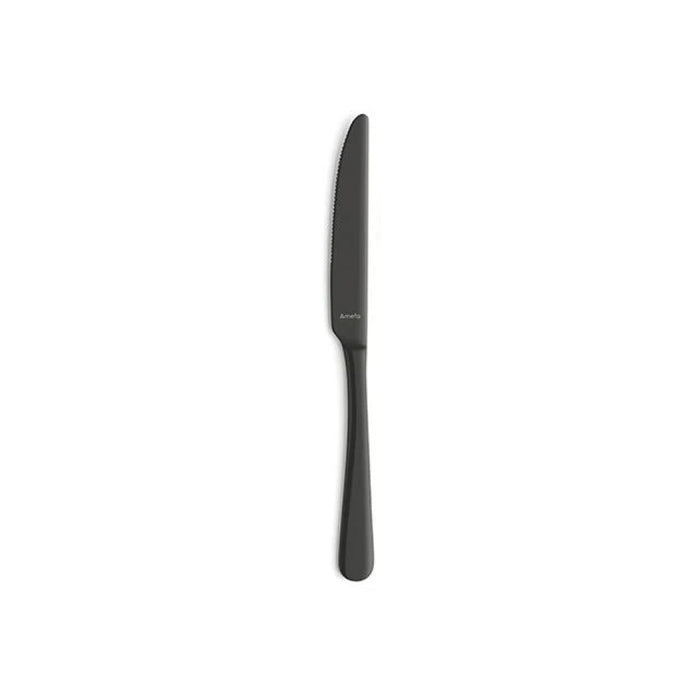 Tableware Cutlery 9" Amefa Diplomat Vintage Black PVD Dinner Knife - 12/Case - 1202VTB000305
