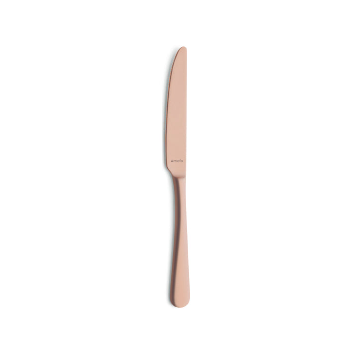 Tableware Cutlery 9.2" Amefa Austin Copper PVD Dinner Knife - 12/Case - 1410AEB000305