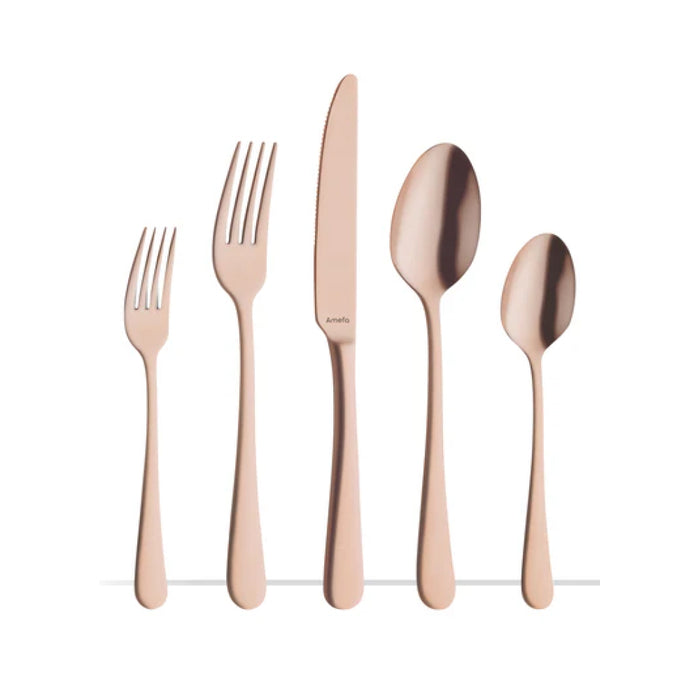 Tableware Cutlery 7" Amefa Austin Copper PVD Dessert Spoon - 12/Case - 1410AEB000345
