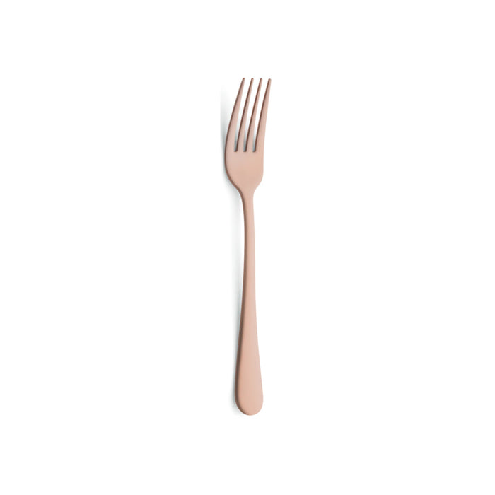 Tableware Cutlery 7" Amefa Austin Copper PVD Dessert Fork - 12/Case - 1410AEB000375