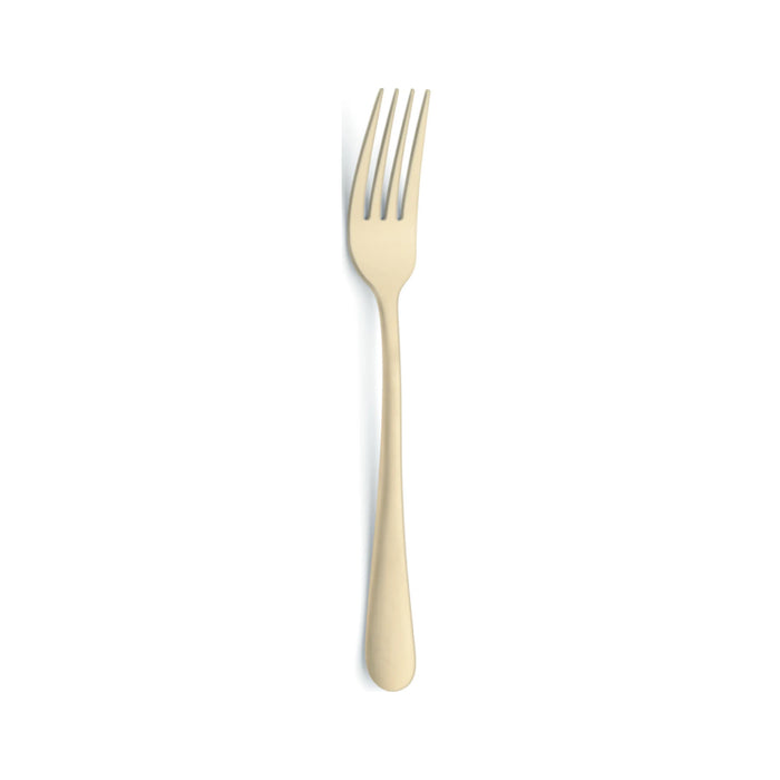 Tableware Cutlery 8" Amefa Austin Champagne PVD Dinner Fork - 12/Case - 1410AVB000320