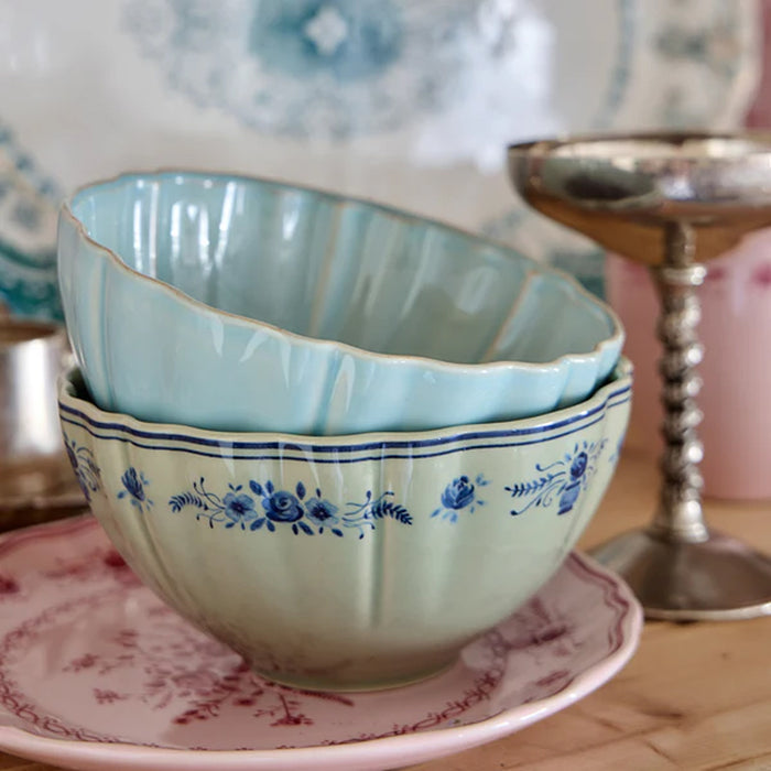 Costa Nova 26 Oz. Vila Olive-Blue Soup/Cereal Bowl - 6/Case - TS161-OBL