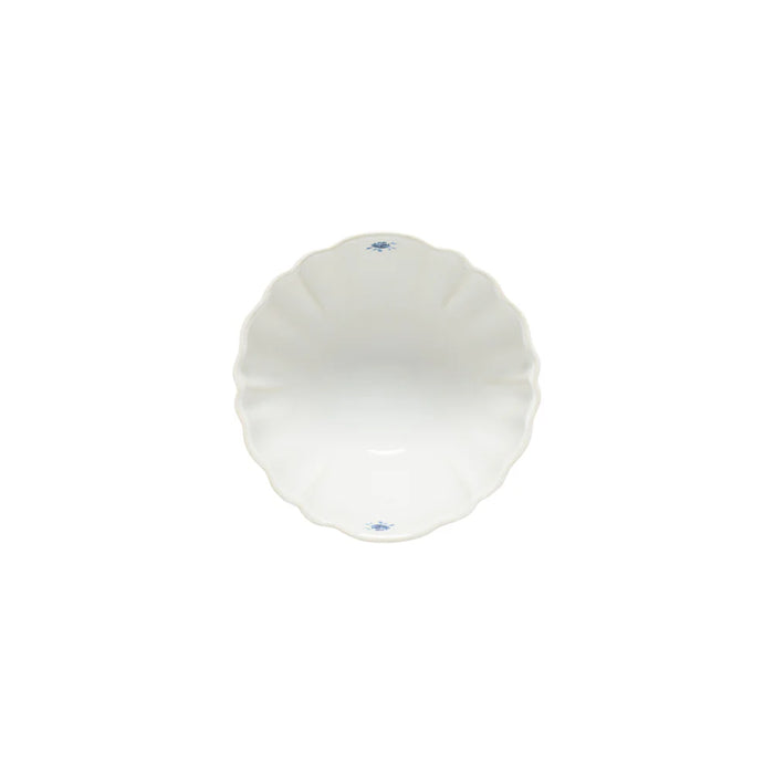 Costa Nova 26 Oz. Vila White-Blue Soup/Cereal Bowl - 6/Case - TS161-WBL
