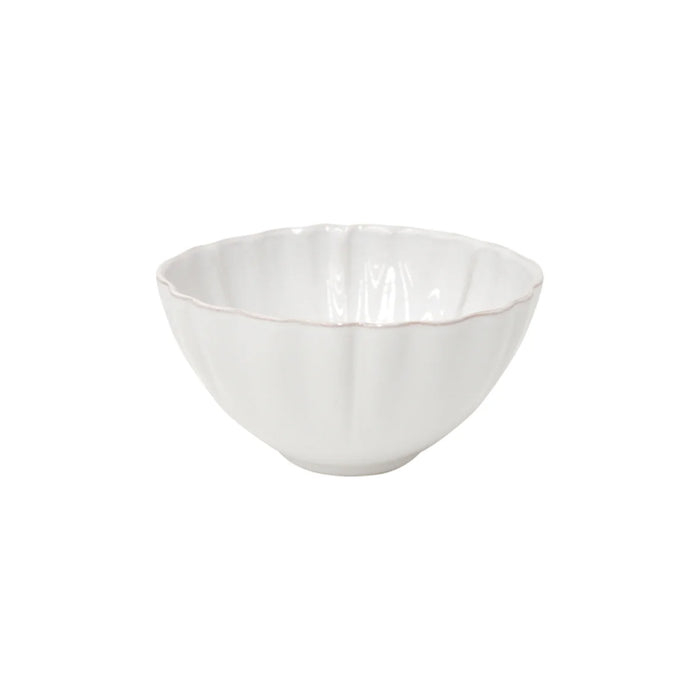 Costa Nova 6.5" Alentejo White Stoneware Cereal Bowl - 6/Case - TS161-WHT