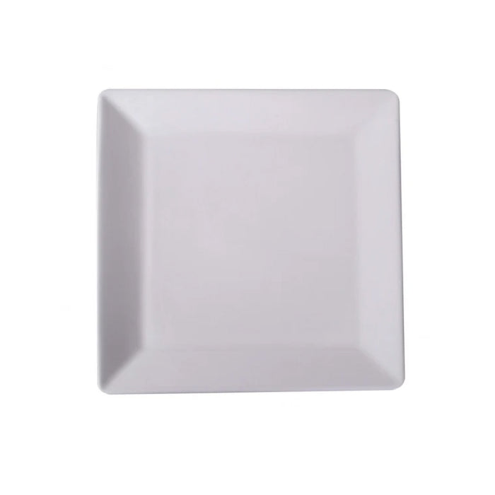 Ariane 8.45" Panorama Ivory Square Porcelain Plate - 12/Case - ARSARN000011022