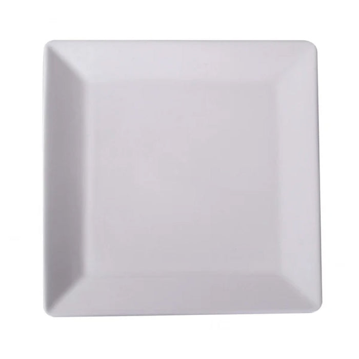 Ariane 10.6" Panorama Ivory Square Porcelain Plate - 6/Case - ARSARN000011027