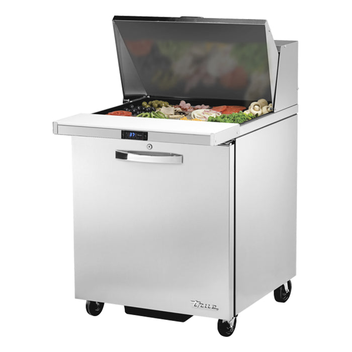 True TSSU-27-12M-B-HC~SPEC3 27" Mega Top 1-Door Salad/Sandwich Prep Table