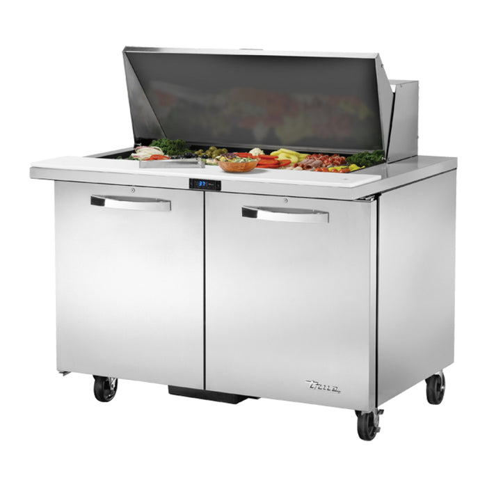 True TSSU-48-18M-B-ADA-HC~SPEC3 48" ADA Compliant Mega Top 2-Door Salad/Sandwich Refrigerated Prep Table