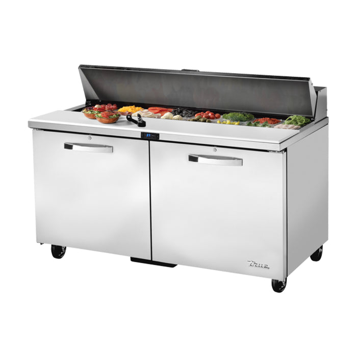 True TSSU-60-16-ADA-HC~SPEC3 60" ADA Compliant 2-Door Salad/Sandwich Refrigerated Prep Table