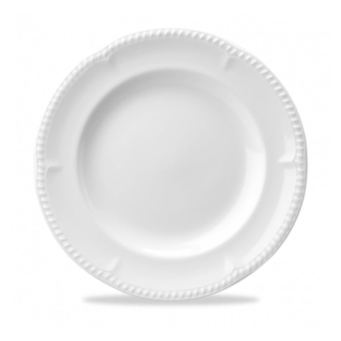 Churchill 10" Super Vitrified Buckingham Round Plate - 24/Case - WB P101