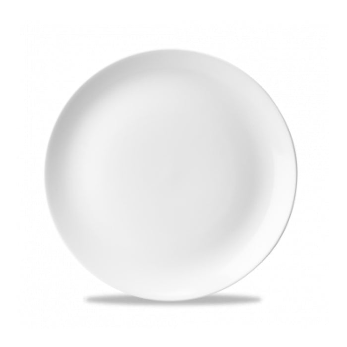 Churchill 10.2" Super Vitrified Evolve Coupe Plate - 12/Case - WH EV101