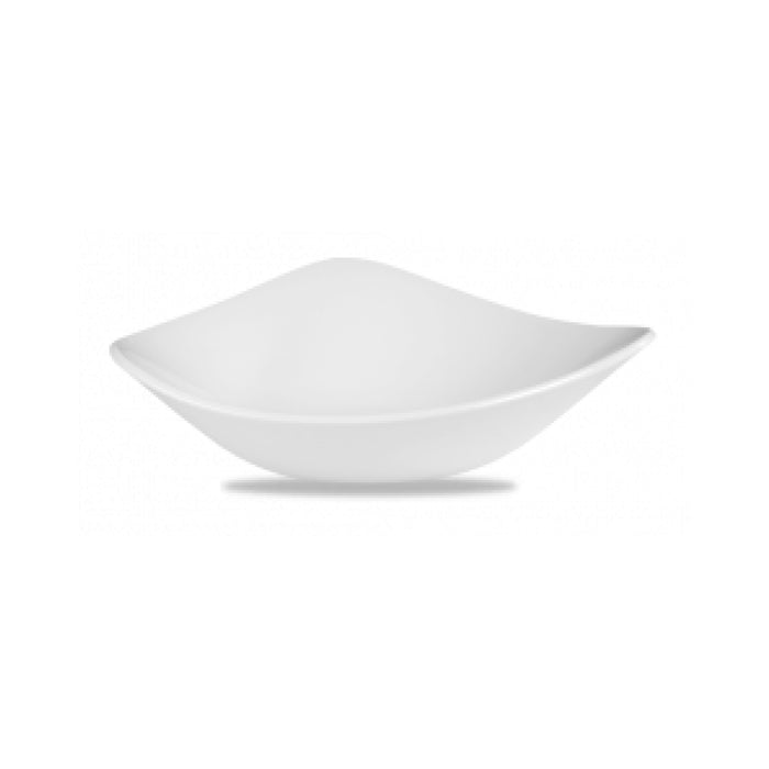 Churchill 9.2 Oz. Super Vitrified Lotus Triangle Bowl - 12/Case - WH TRB61