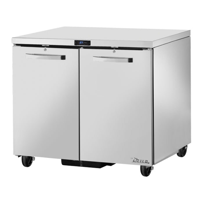True TUC-36-ADA-HC~SPEC3 ADA Compliant Solid 2-Door Undercounter Refrigerator