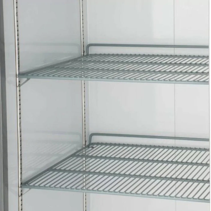 EconoCold 29" Single Solid Door Stainless Steel Reach-In Freezer - U-19F-HC