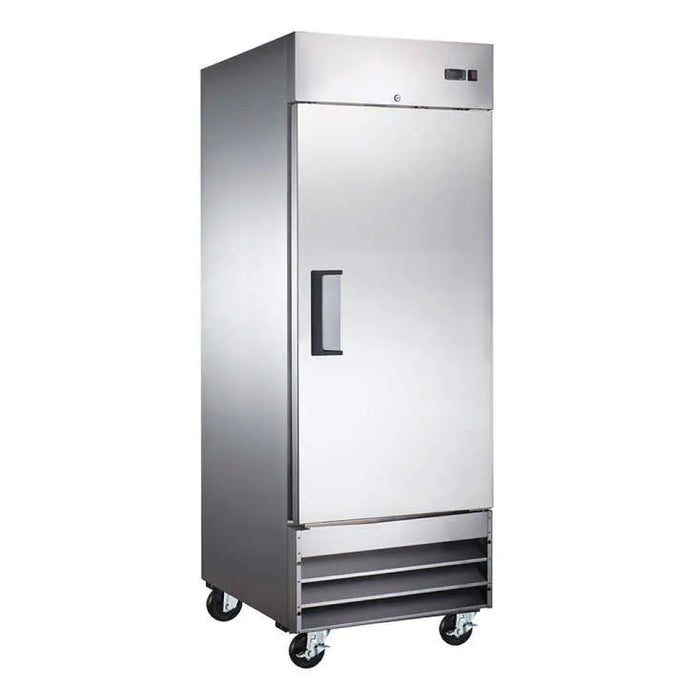 EconoCold 29" Single Solid Door Stainless Steel Reach-In Freezer - U-19F-HC
