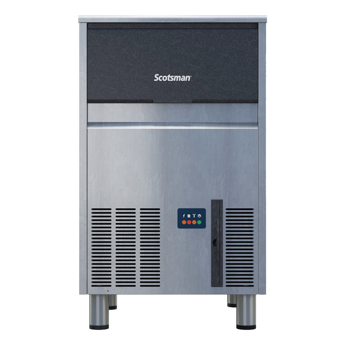 Scotsman UC0918GAX-1 18" Air-Cooled Undercounter Self-Contained Ice Machine with Storage - 95 Lbs.