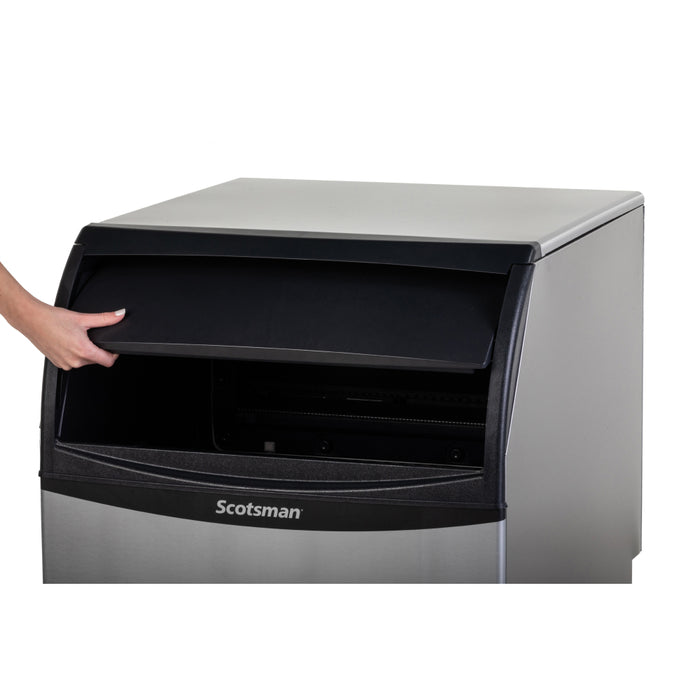 Scotsman UC2724SAX-1 24" Air Cooled Undercounter Self-Contained Small Cube Ice Machine with Storage - 282 Lbs.