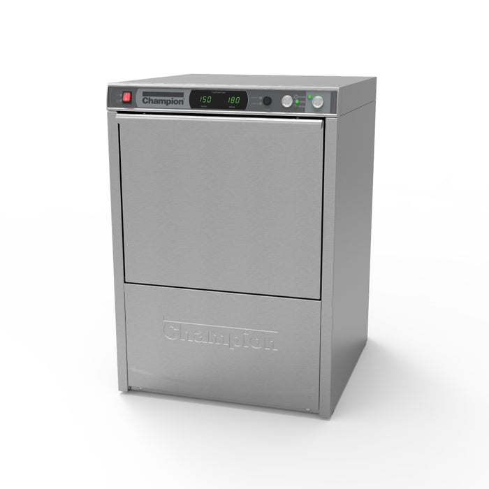 Champion UH330B High Temperature Undercounter Dishwasher with Built-In Booster Heater