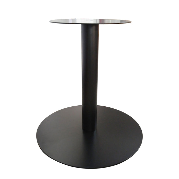 Nella 1825 Round Bar Height Table Base - Black