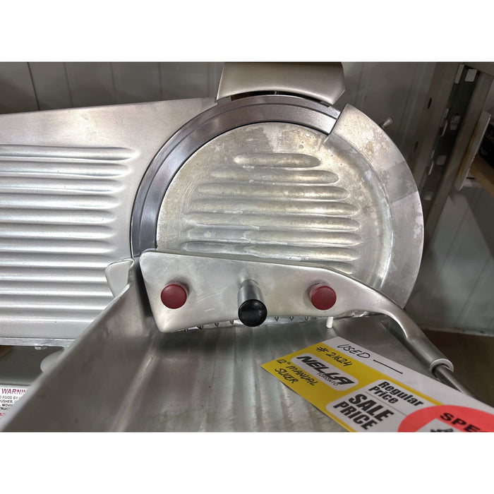 (USED) Trento 12" Manual Meat Slicer - 0.35 hp - 21624