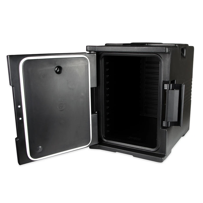 Cambro UPC400SP110 Ultra Pan Carrier® Black Front Loading Insulated Food Pan Carrier - 18" x 25" x 24"