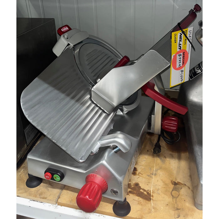 (USED) Berkel 827E-PLUS 12" Manual Gravity-Feed Meat Slicer - 0.35 hp