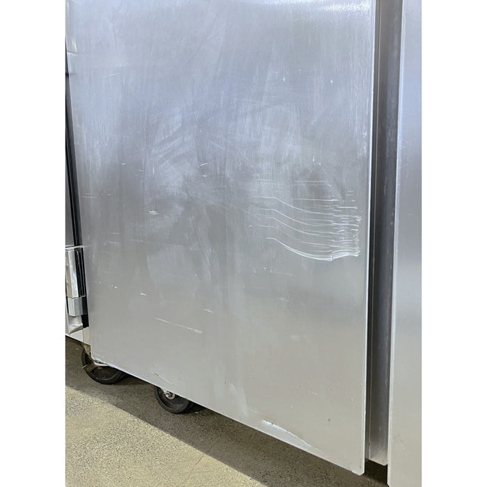 (USED) Delfield GBR2P-S-M481 55" 2-Section Solid Door Reach-In Refrigerator