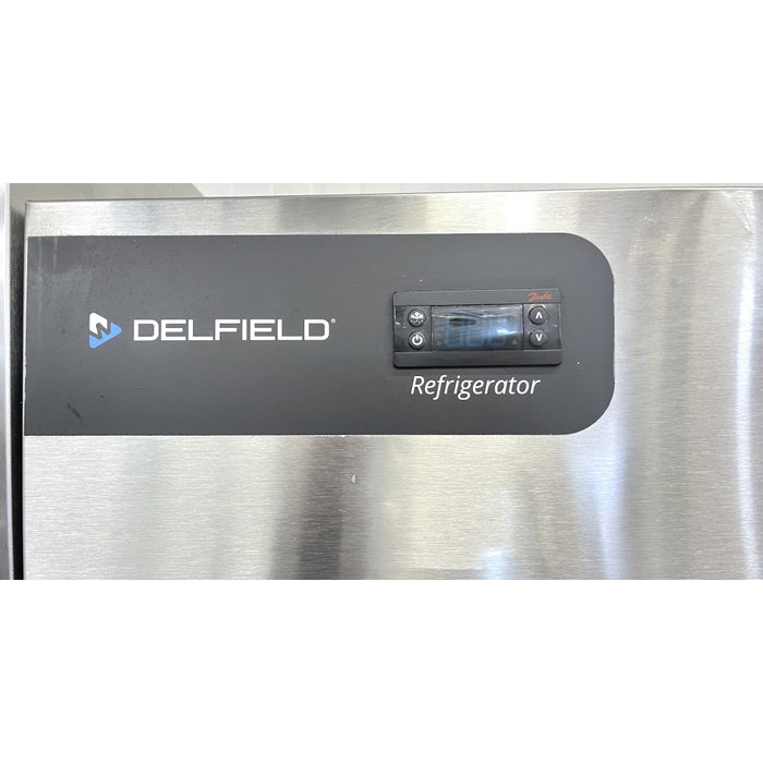(USED) Delfield GBR2P-S-M481 55" 2-Section Solid Door Reach-In Refrigerator