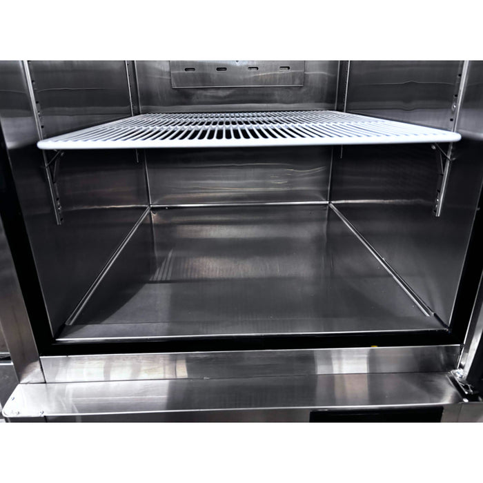 (USED) Atosa MBF8505GR 27" Bottom Mount Solid Door Reach-In Refrigerator - 19.1 Cu. Ft.
