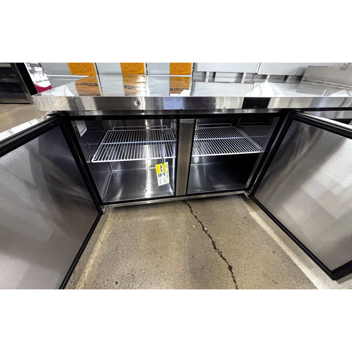 (USED) Atosa MGF8404 72" Solid 3-Door Undercounter Refrigerator - 21.13 Cu. Ft.
