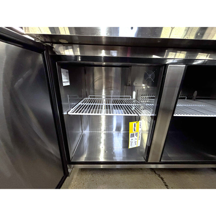 (USED) Atosa MGF8404 72" Solid 3-Door Undercounter Refrigerator - 21.13 Cu. Ft.