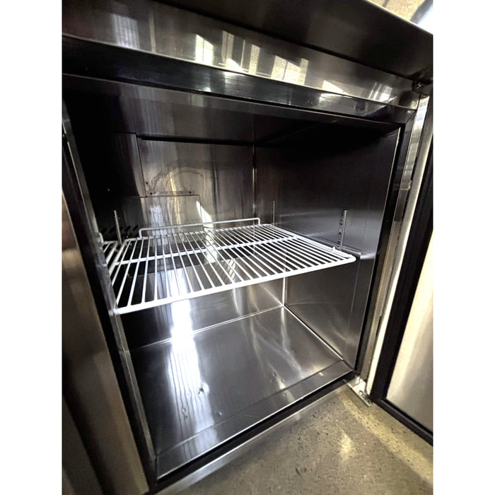 (USED) Atosa MGF8404 72" Solid 3-Door Undercounter Refrigerator - 21.13 Cu. Ft.