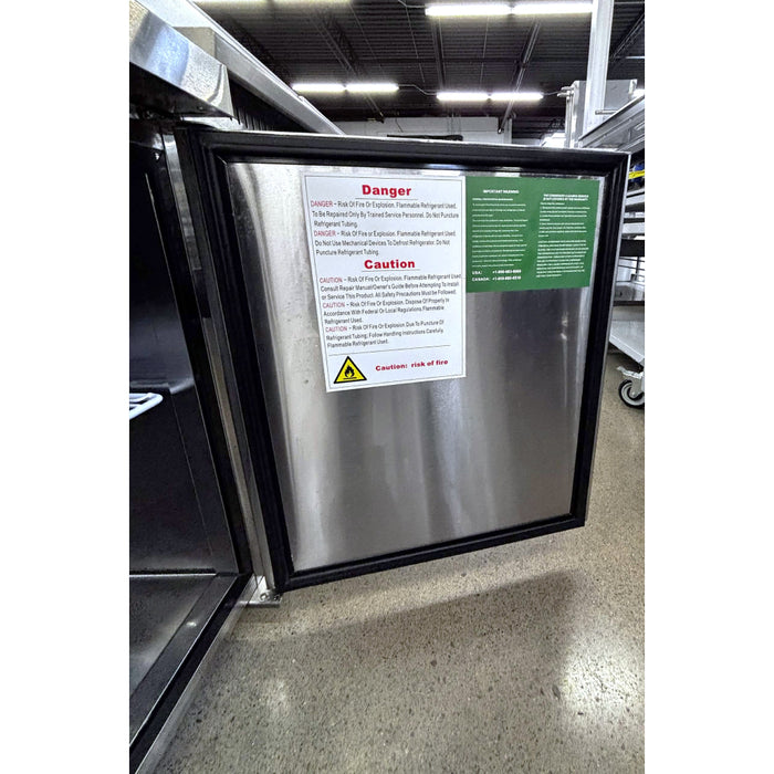 (USED) Atosa MGF8404 72" Solid 3-Door Undercounter Refrigerator - 21.13 Cu. Ft.