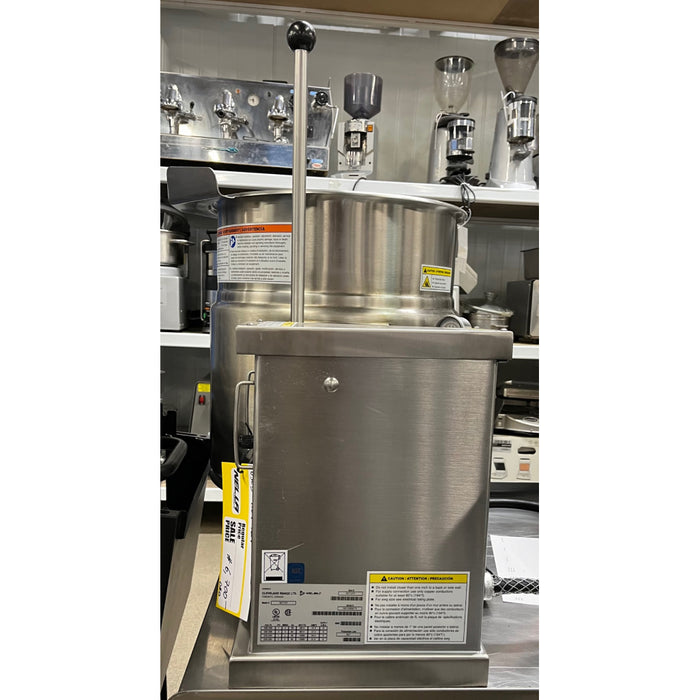(USED) Cleveland KET-12T Manual 12-Gallon Electric Steam Kettle - 208V