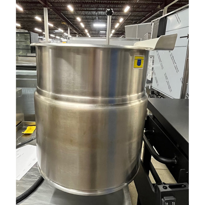 (USED) Cleveland KET-12T Manual 12-Gallon Electric Steam Kettle - 208V