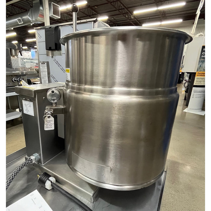 (USED) Cleveland KET-12T Manual 12-Gallon Electric Steam Kettle - 208V