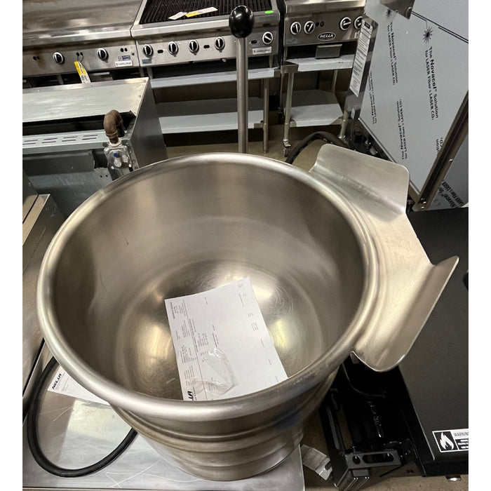 (USED) Cleveland KET-12T Manual 12-Gallon Electric Steam Kettle - 208V