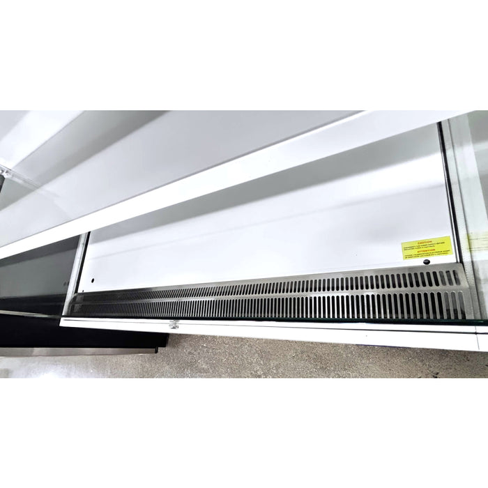 (USED) Turbo Air TOM-50SEW-N 51" White Refrigerated Vertical Open Air Curtain Merchandiser - 21.3 Cu. Ft.