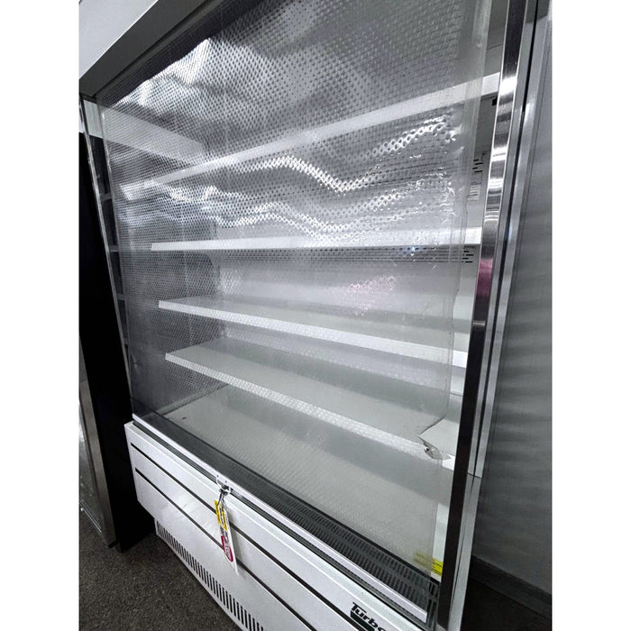 (USED) Turbo Air TOM-50SEW-N 51" White Refrigerated Vertical Open Air Curtain Merchandiser - 21.3 Cu. Ft.