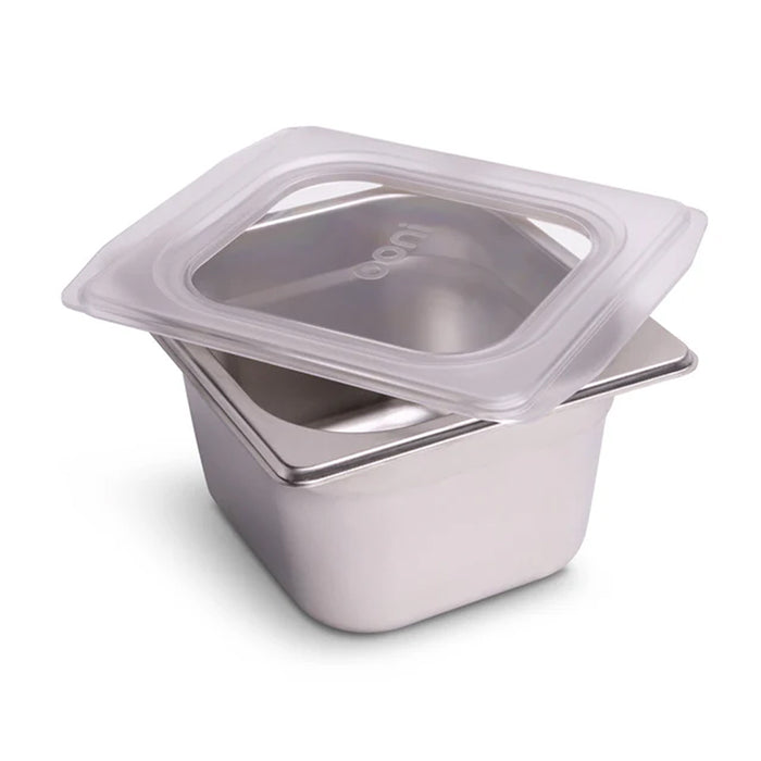 Ooni 7" Medium Stainless Steel Pizza Topping Storage Container - UU-P0D400