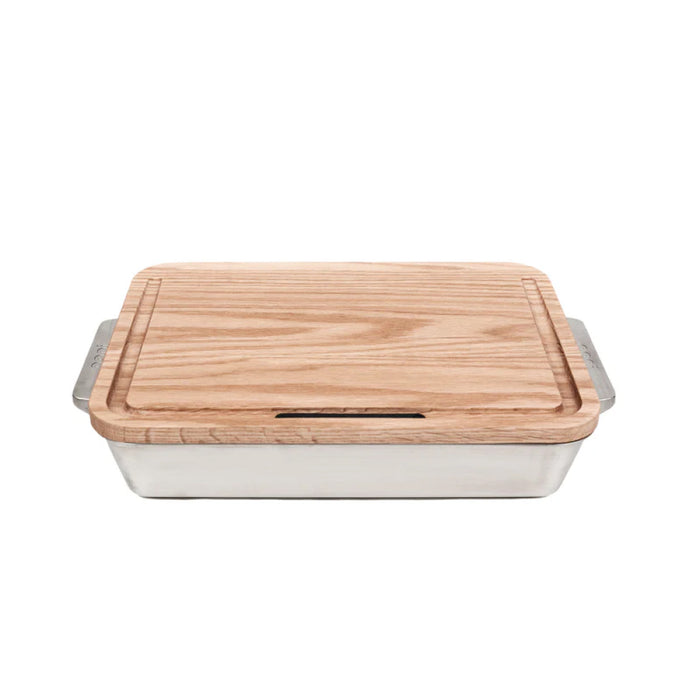 Ooni 15" x 10" Stainless Steel Medium Roasting Pan with Handles - UU-P2A300