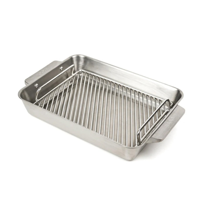 Ooni 15" x 10" Stainless Steel Medium Roasting Pan with Handles - UU-P2A300