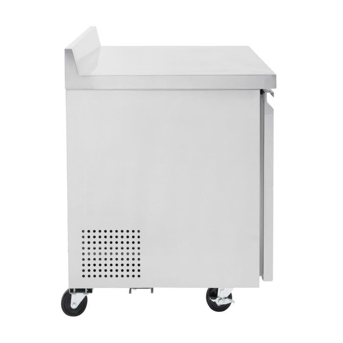 Econocold 27" 1-Door Stainless Steel Worktop Freezer - 6.3 Cu. Ft. - UWT-27F-HC