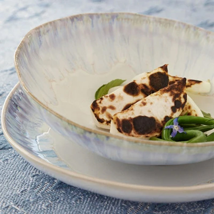Costa Nova 24.37 Oz. Brisa Ria Blue Round Stoneware Serving Bowl - 6/Case - VAP241-RIA