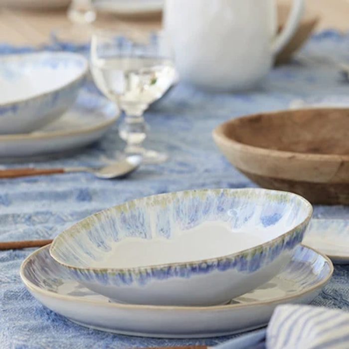 Costa Nova 24.37 Oz. Brisa Ria Blue Round Stoneware Serving Bowl - 6/Case - VAP241-RIA
