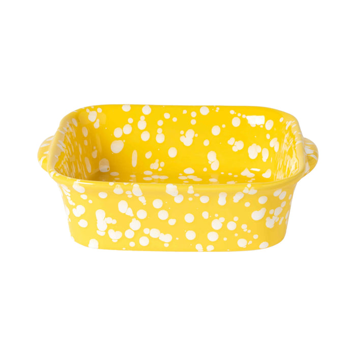 Costa Nova 9.4" Rafaela Square Chamomile Stoneware Baking Dish - VAQ271-CHA