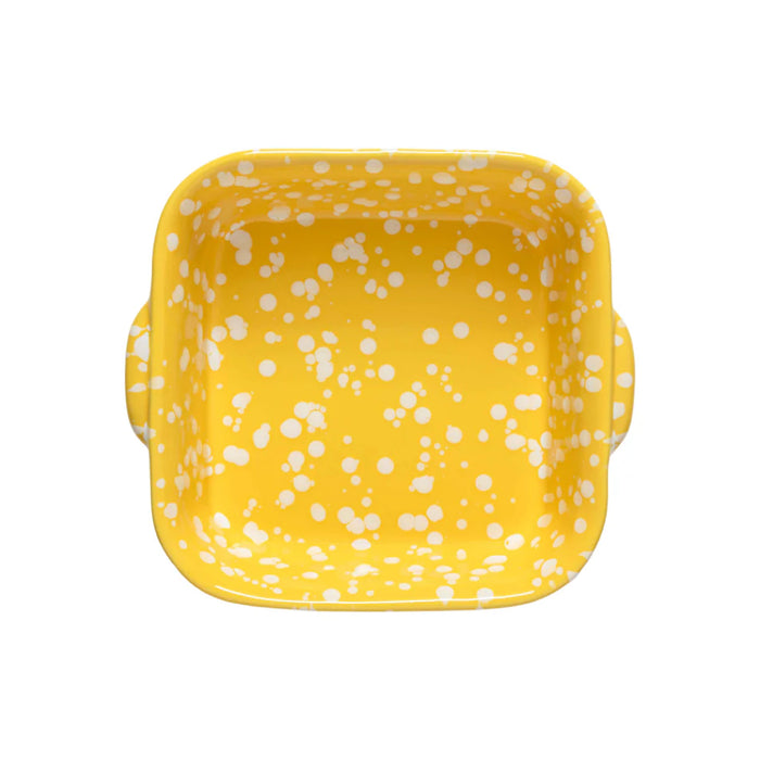 Costa Nova 9.4" Rafaela Square Chamomile Stoneware Baking Dish - VAQ271-CHA