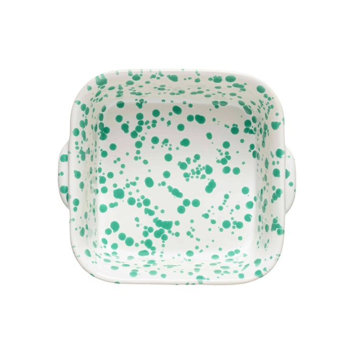 Costa Nova 9.4" Rafaela Square Sage Green Stoneware Baking Dish - VAQ271-SAG