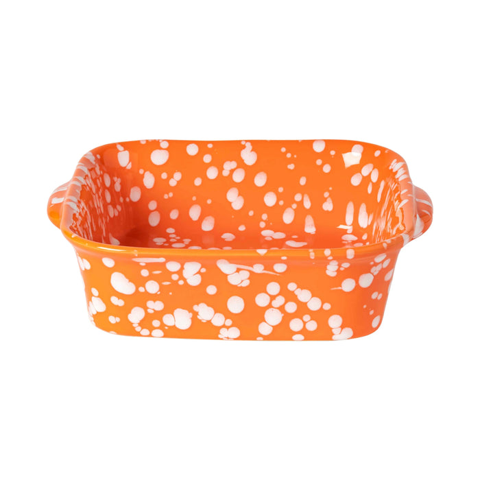Costa Nova 9.4" Rafaela Square Tangerine Stoneware Baking Dish - VAQ271-TAN