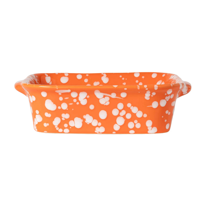 Costa Nova 9.4" Rafaela Square Tangerine Stoneware Baking Dish - VAQ271-TAN